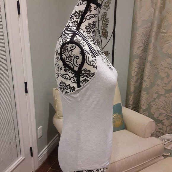 Stretch cross back bodysuits red/gray NWOT - Picture 5 of 10